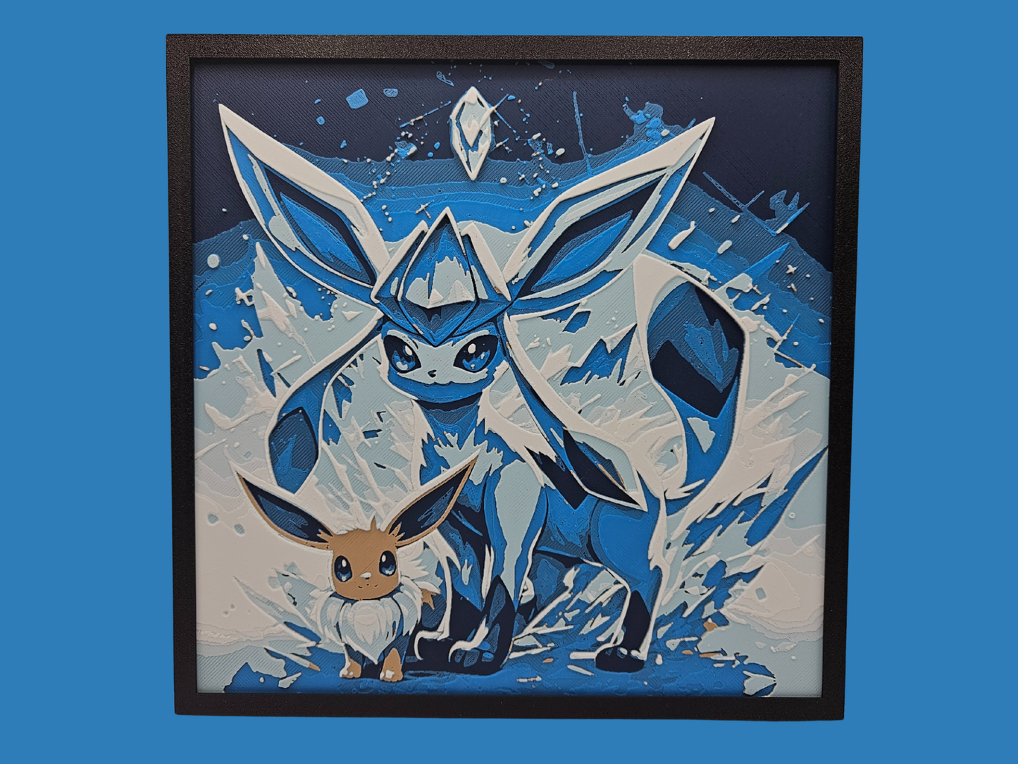 Glaceon & Eevee 3D Art