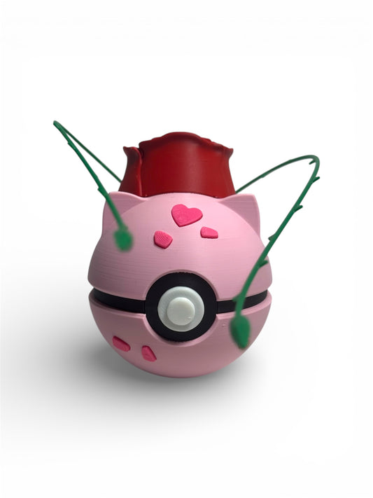 #0001 Rose Bulbasaur-Inspired Character Ball