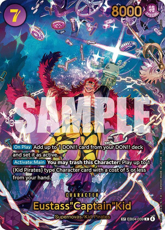 Eustass"Captain"Kid - EB04-039 (SP) - The Azure Sea's Seven (OP14)